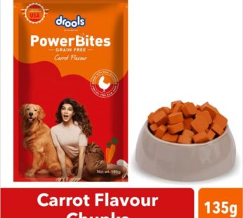 Power Bites Carrot Flavour, Dog Treats
