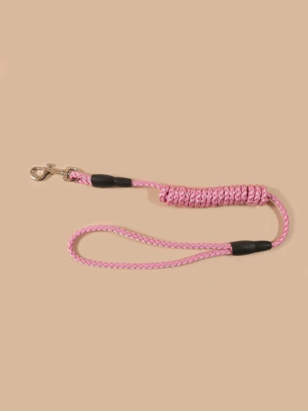 pink Braided Leash - Puppy/ Small Dogs