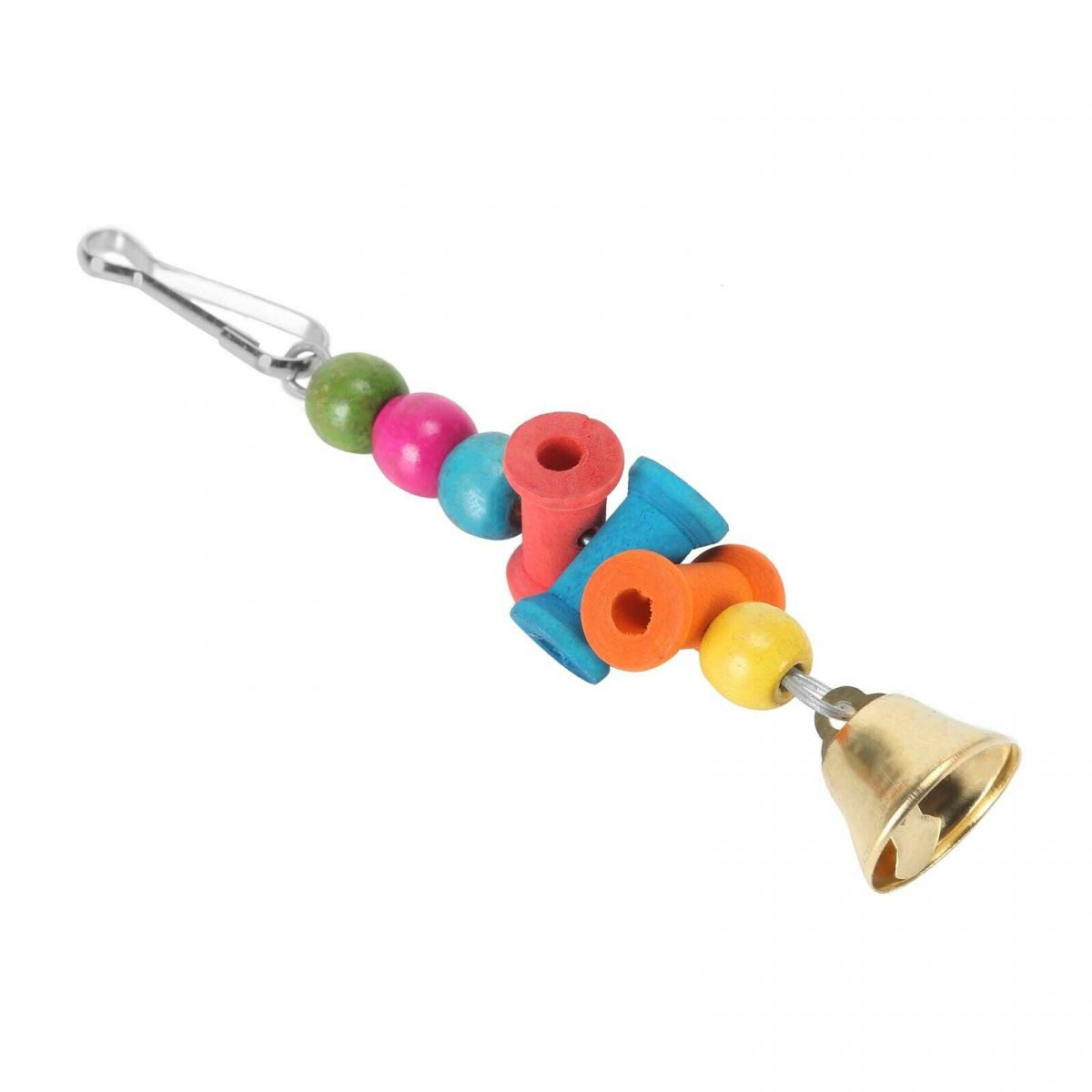 Bird Toy with Bell for Budgie Cockatiel Cage Bird